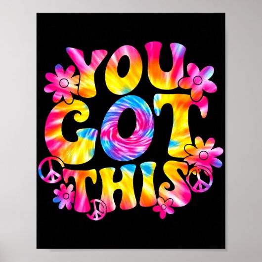Testing Day Shirt Docent Je hebt deze 7 Poster (Voorkant)
