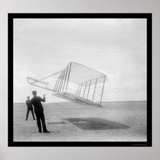 Testing Glider Wilbur and Orville 1901 Poster (Voorkant)