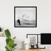 Testing Glider Wilbur and Orville 1901 Poster (Thuiskantoor)