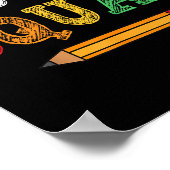 Testing Squad Costume Test Day Teacher Student Fun Poster (Hoek)