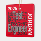 Testingenieur Buitengewoon DOUANE Keramisch Ornament (Links)