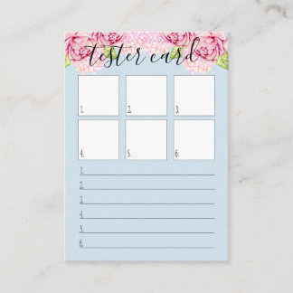 Testkaart - Lipstick-staalkaart - Vele grootten! Klantenkaartje