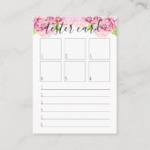 Testkaart - Lipstick-staalkaart - Vele grootten! Visitekaartje (Voorkant)