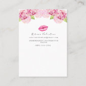 Testkaart - Lipstick-staalkaart - Vele grootten! Visitekaartje (Achterkant)