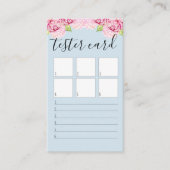 Testkaart - Lipstick-staalkaart Visitekaartje (Voorkant)