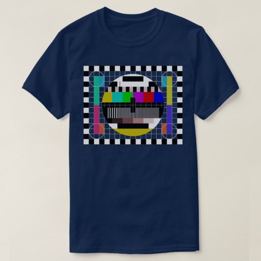 Testkaart Testpatroon Test afbeelding TV T-shirt (Design voorkant)