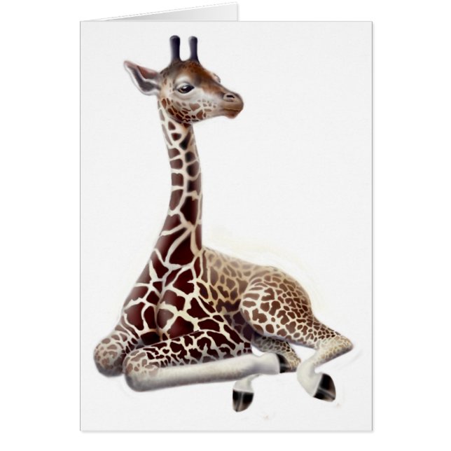 Testkaart voor Giraffe (Voorkant)