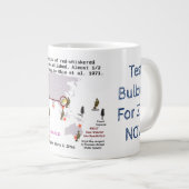 Testlampen voor zika 20 oz. Mok van RoseWrites (Voorkant rechts)