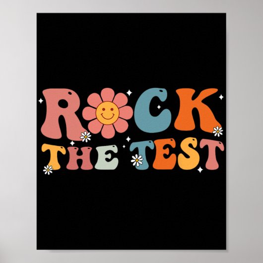 Testleraar testdag testdag poster (Voorkant)