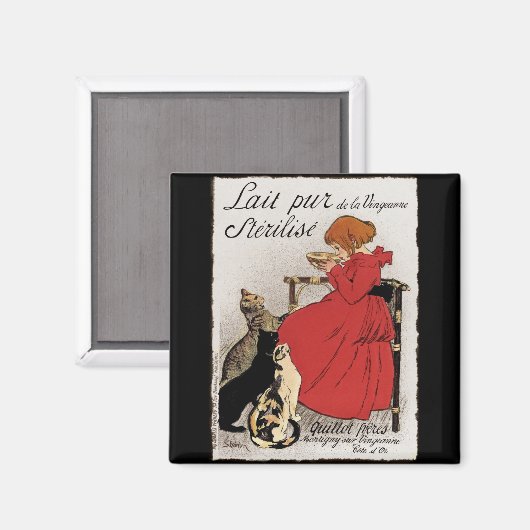 Testmelk voor de Katten Magneet (Voorkant / Achterkant)