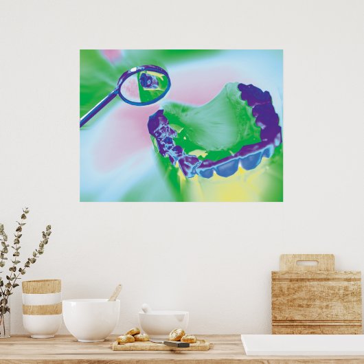 Testmodel tandheelkundige Poster (Keuken)