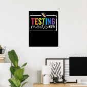 Testmodus op testdag Motivatie docent Poster (Thuiskantoor)
