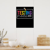 Testmodus op testdag Motivatie docent Poster (Keuken)