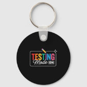 Testmodus op testdag sleutelhanger (Voorkant)