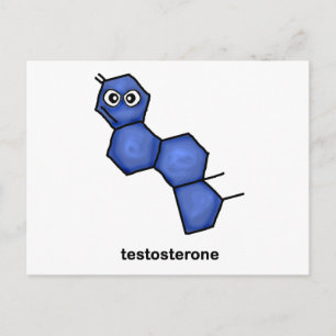 Testosteron Briefkaart