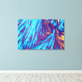 Testosteron kristallen canvas afdruk (Insitu (Houten vloer))