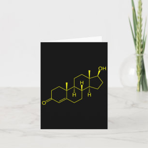 Testosteron Molecule Biologie Wetenschap Bodybuild Kaart