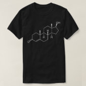 Testosteron Molecule T-shirt (Design voorkant)