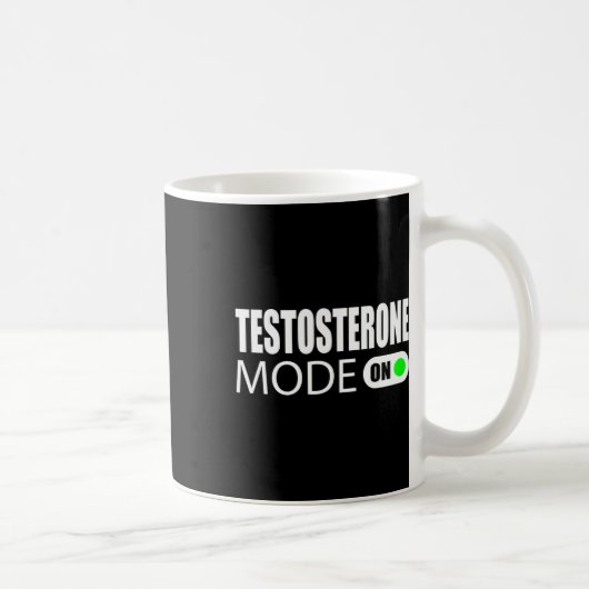 Testosteronmodus ingeschakeld koffiemok (Rechts)