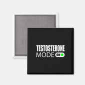 Testosteronmodus ingeschakeld magneet (Voorkant / Achterkant)