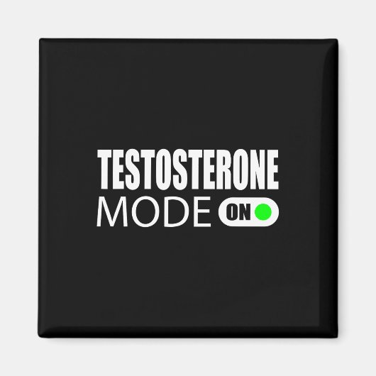 Testosteronmodus ingeschakeld magneet (Voorkant)
