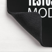 Testosteronmodus ingeschakeld muismat (Hoek)