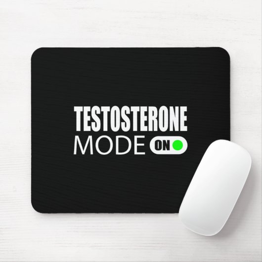 Testosteronmodus ingeschakeld muismat (Met muis)