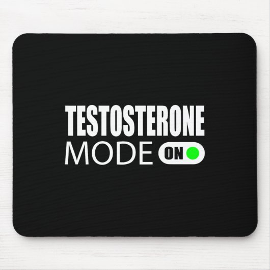 Testosteronmodus ingeschakeld muismat (Voorkant)