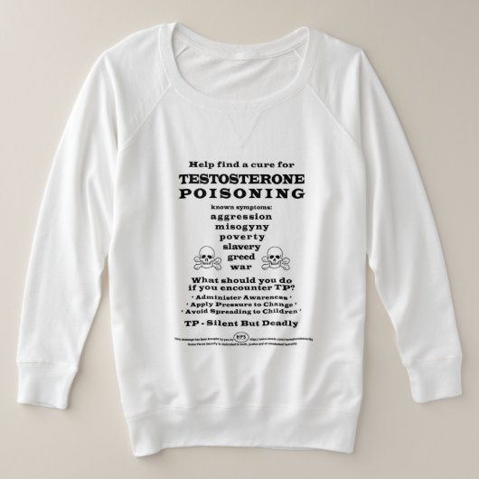 Testosteronvergiftiging PSA Hoodie (Design voorkant)