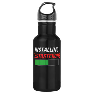 Testosteronwaterfles installeren waterfles 