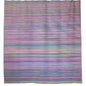 Testpatroon gebroken tv scherm douchegordijn (Voorkant)