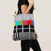 Testpatroon geïnspireerd tote bag (Dichtbij)