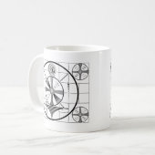 testpatroon koffiemok (Voorkant links)