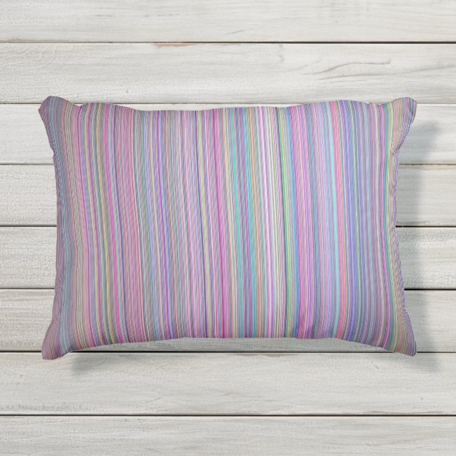 Testpatroon voor gebroken tv-scherm Omkeerbaar Buitenkussen (Voorkant)