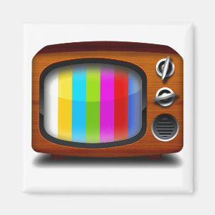 Testpatroon voor televisie-omroep magneet