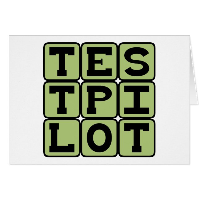Testpiloot, Luchtvaartavonturier (Voorkant Horizontaal)