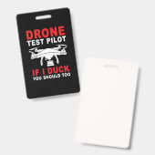 Testpiloot voor droneproef badge (Voor- en achterkant)