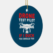 Testpiloot voor droneproef keramisch ornament (Rechts)