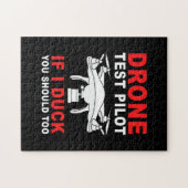 Testpiloot voor droneproef legpuzzel (Horizontaal)