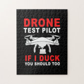 Testpiloot voor droneproef legpuzzel (Verticaal)
