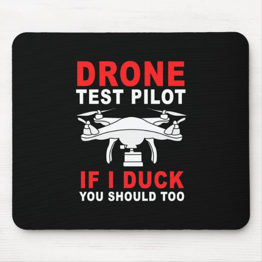 Testpiloot voor droneproef muismat (Voorkant)