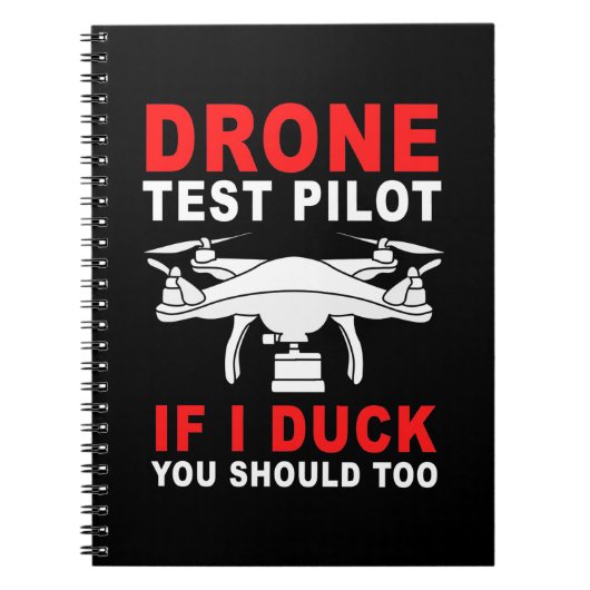 Testpiloot voor droneproef notitieboek (Voorkant)