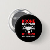 Testpiloot voor droneproef ronde button 5,7 cm (Voorkant /achterkant)