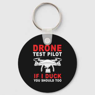 Testpiloot voor droneproef sleutelhanger