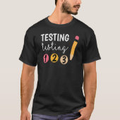 Testproef op testdag 1 2 3 Schatting van leerkrach T-shirt (Voorkant)