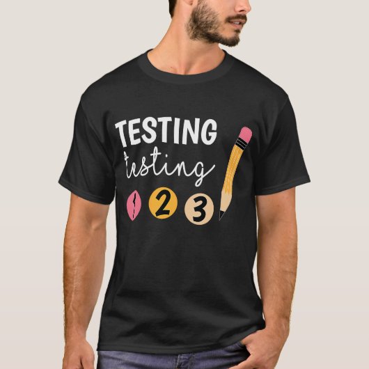 Testproef op testdag 1 2 3 Schatting van leerkrach T-shirt (Voorkant)
