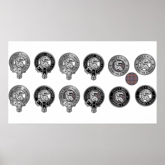 Testrun - aangepast familiewapen poster (Voorkant)