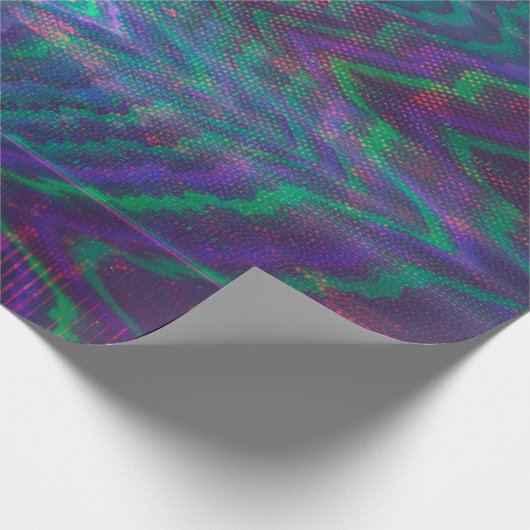 Testscherm abstract glitsen cadeaupapier (Hoek)