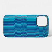 Testscherm abstract glitsen iPhone hoesje (Achterkant horizontaal)