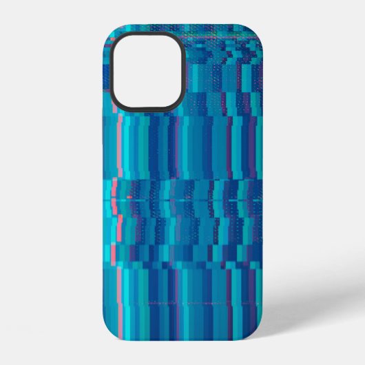 Testscherm abstract glitsen iPhone hoesje (Achterkant)
